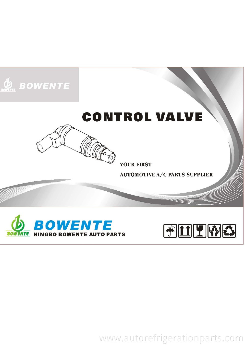 Auto ac compressor control valve package